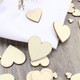 Natural Wooden Hearts Embellishment - (Pack of 100)